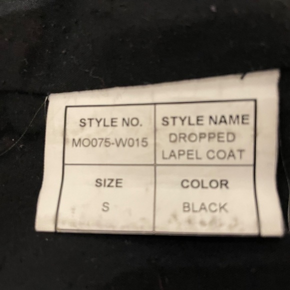 OAK NYC | Dropped Lapel Coat - Picture 7 of 7